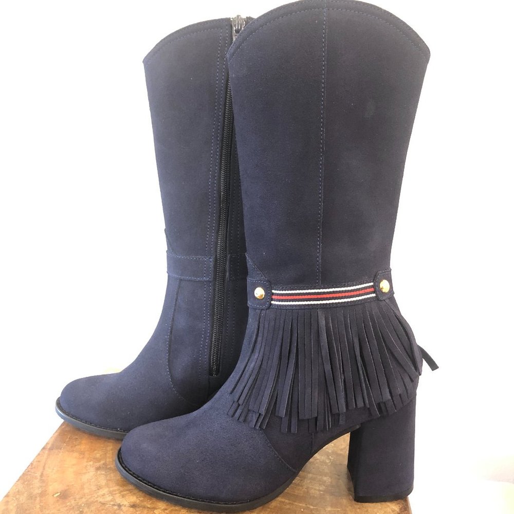 Blue Suede Boots by Daniela *New*